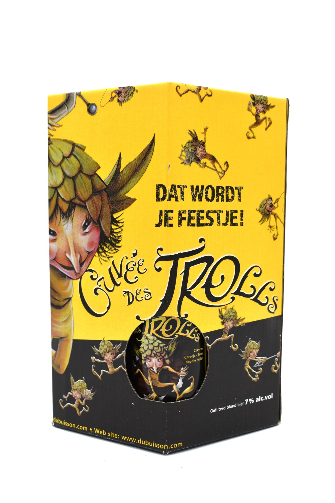 Cuvee des Trolls Tambour 5x33cl + Glass