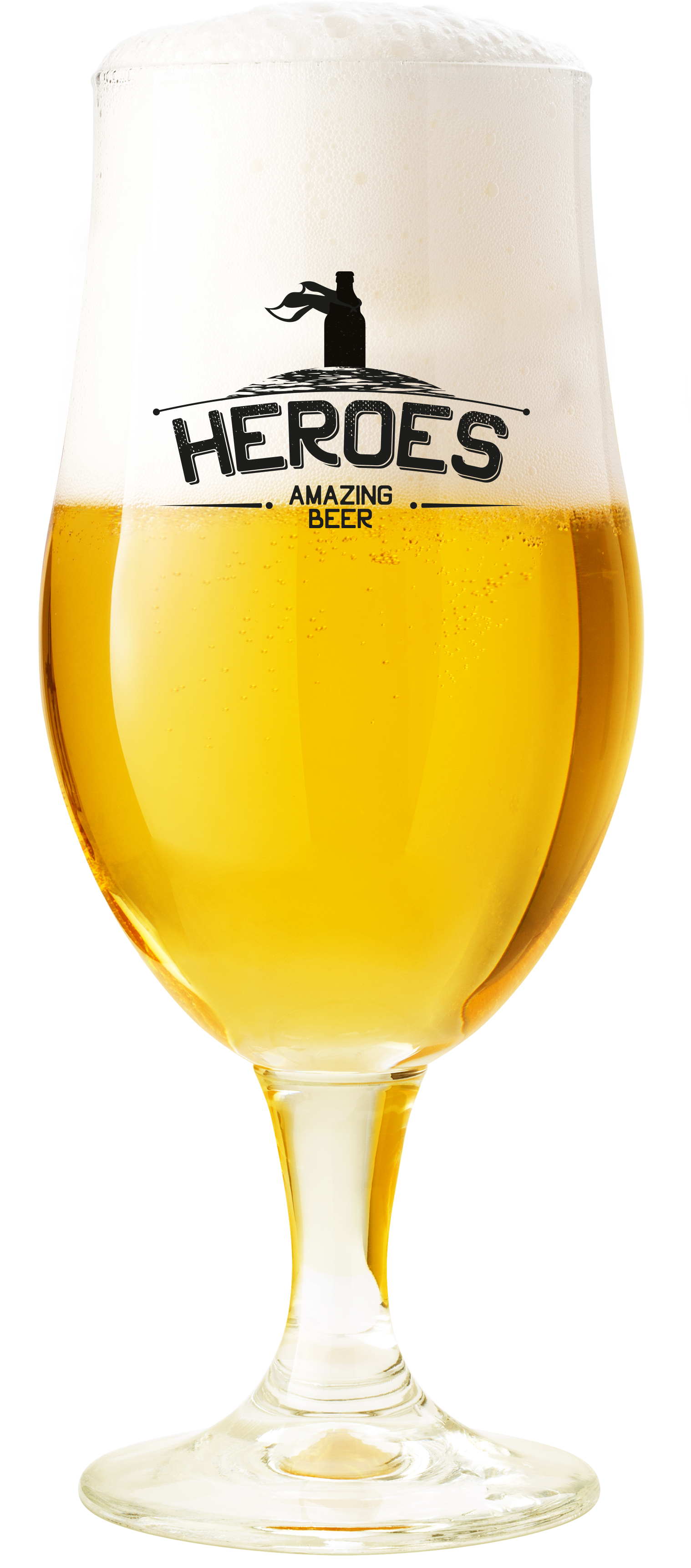 Glas Heroes op Voet 6x33cl