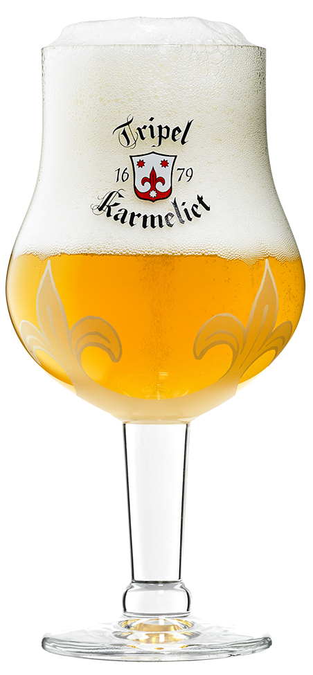 Karmeliet Tripel 33cl Personalised Engraved Branded Belgian Beer Glass 